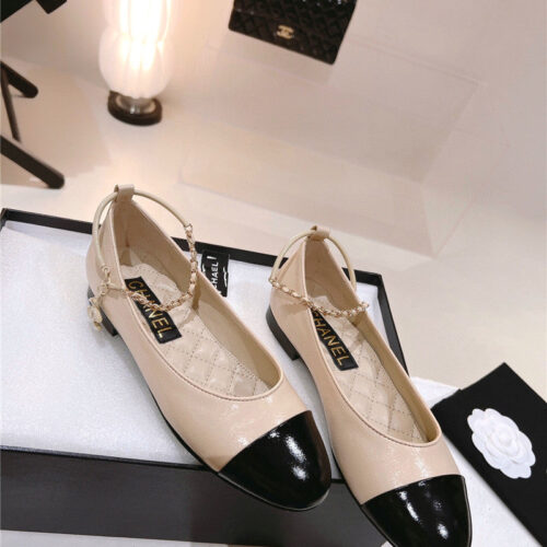 High Quality Luxury Chanel 23C Pearl Mary Jane Shoes – Style 93318 product detail
