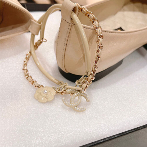 High Quality Luxury Chanel 23C Pearl Mary Jane Shoes – Style 93318 product detail