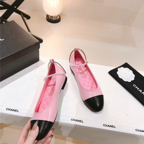 High Quality Luxury Chanel 23C Pearl Mary Jane Shoes product detail