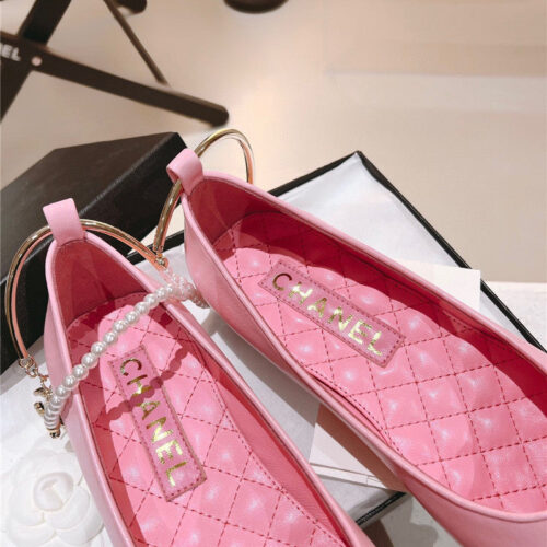 High Quality Luxury Chanel 23C Pearl Mary Jane Shoes product detail