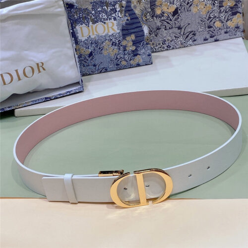 High Quality Luxury Dior Calfskin Belt