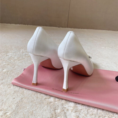 High Quality Luxury Amina Muaddi New Arrival Crystal Pumps – Style 81123 alternate view
