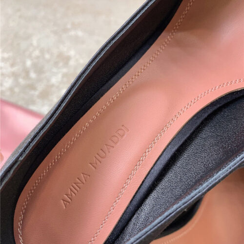 High Quality Luxury Amina Muaddi New Arrival Crystal Pumps product detail