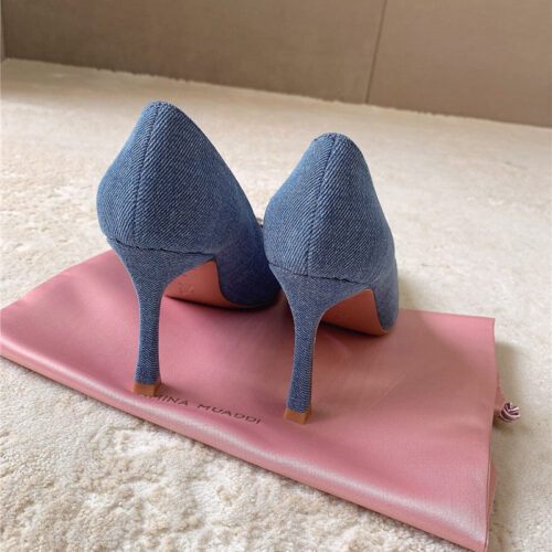 High Quality Luxury Amina Muaddi New Arrival Crystal Pumps – Style 41571 alternate view