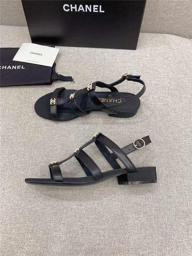 High Quality Luxury Chanel New Flat Sandals – Style 36422 product detail