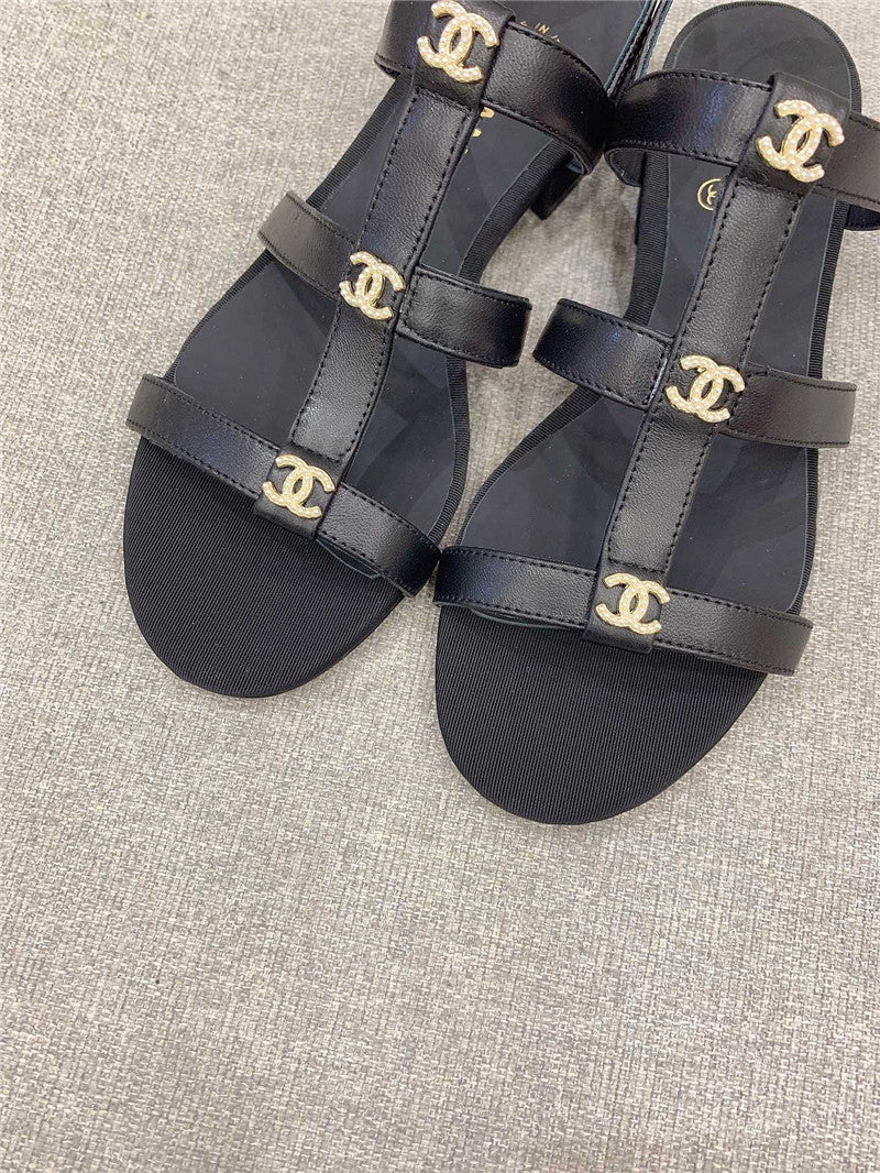 High Quality Luxury Chanel New Flat Sandals – Style 36422 product detail