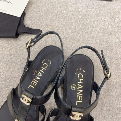 High Quality Luxury Chanel New Flat Sandals – Style 36422 product detail