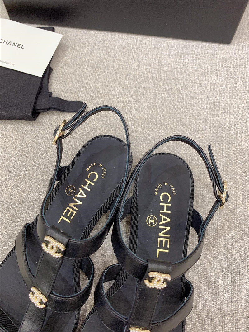 High Quality Luxury Chanel New Flat Sandals – Style 36422 product detail