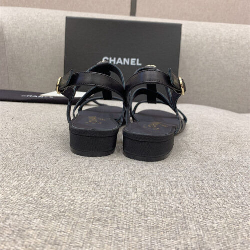 High Quality Luxury Chanel New Flat Sandals – Style 36422 product detail