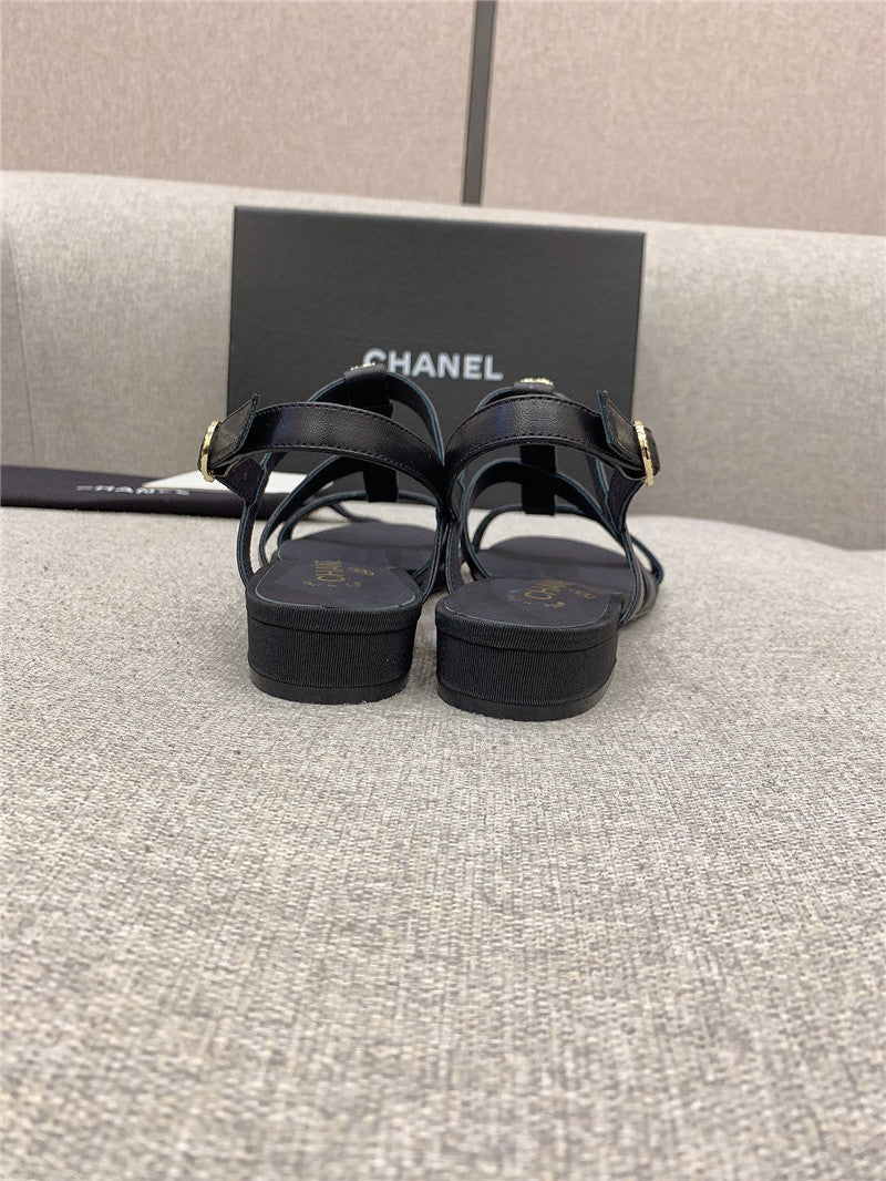 High Quality Luxury Chanel New Flat Sandals – Style 36422 product detail