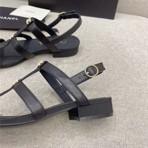 High Quality Luxury Chanel New Flat Sandals – Style 36422 product detail