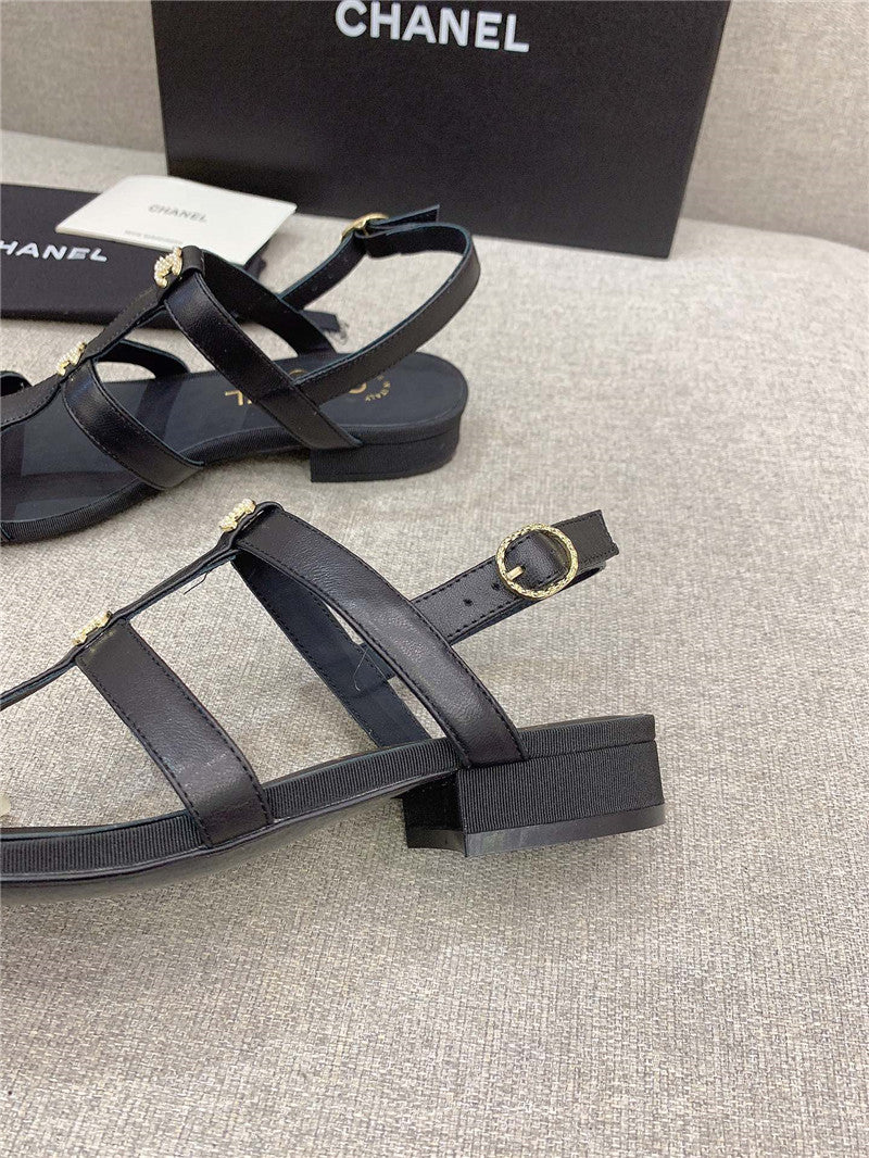 High Quality Luxury Chanel New Flat Sandals – Style 36422 product detail