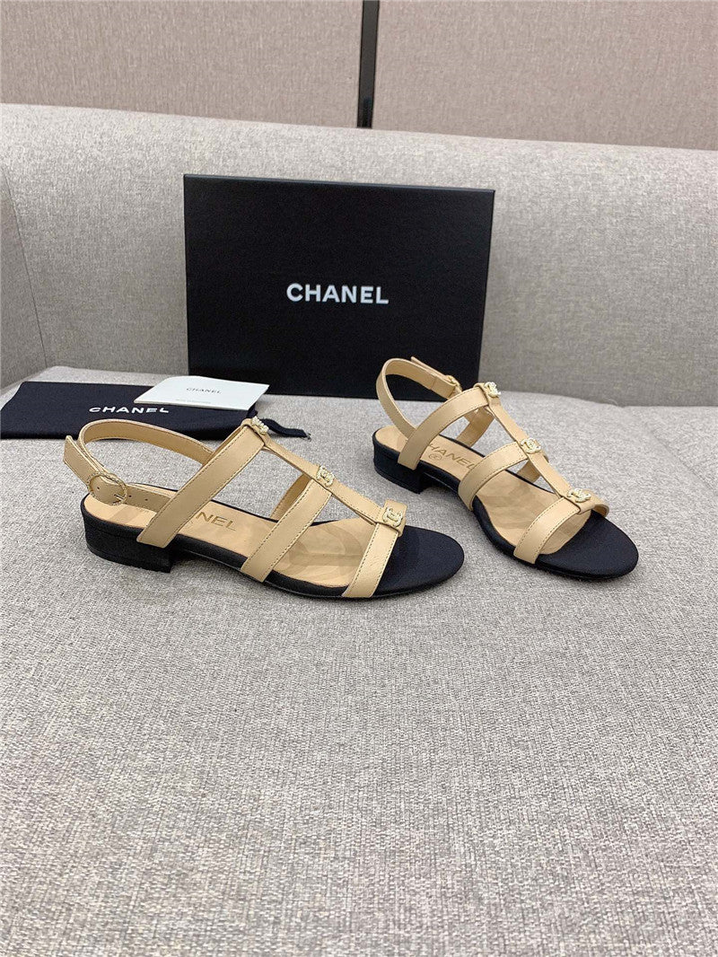 High Quality Luxury Chanel New Flat Sandals