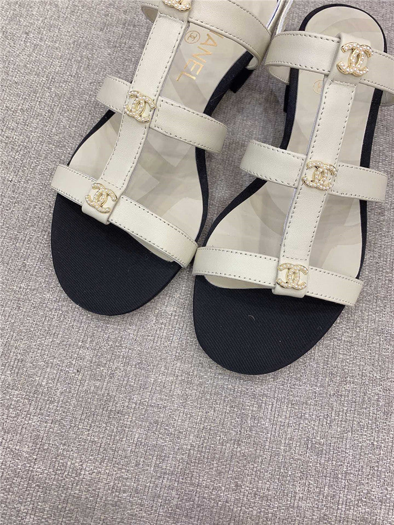 High Quality Luxury Chanel New Flat Sandals – Style 53382 product detail