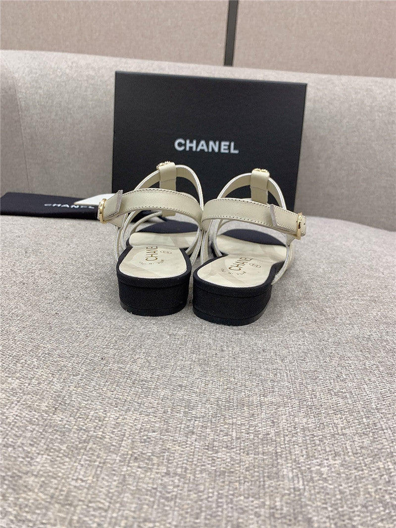 High Quality Luxury Chanel New Flat Sandals – Style 53382 product detail