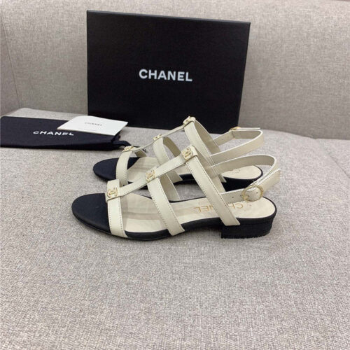 High Quality Luxury Chanel New Flat Sandals – Style 53382 product detail