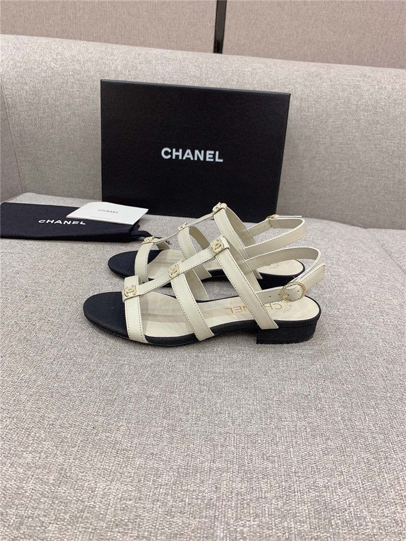 High Quality Luxury Chanel New Flat Sandals – Style 53382 product detail