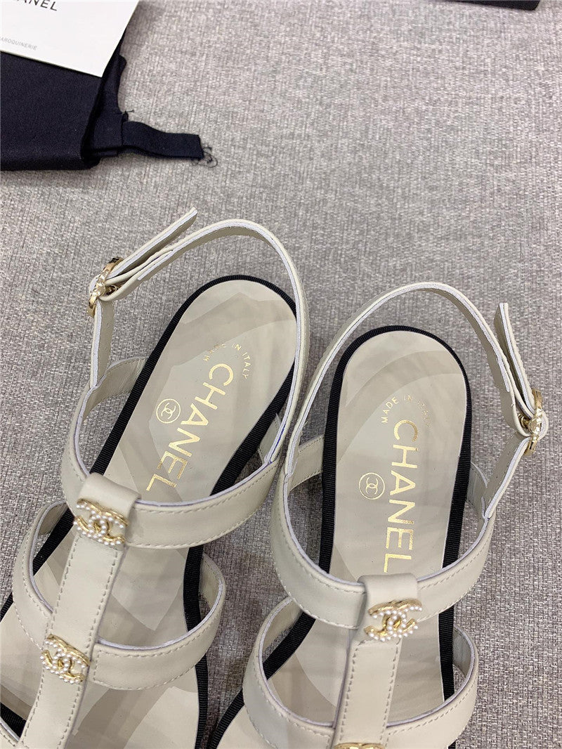 High Quality Luxury Chanel New Flat Sandals – Style 53382 product detail