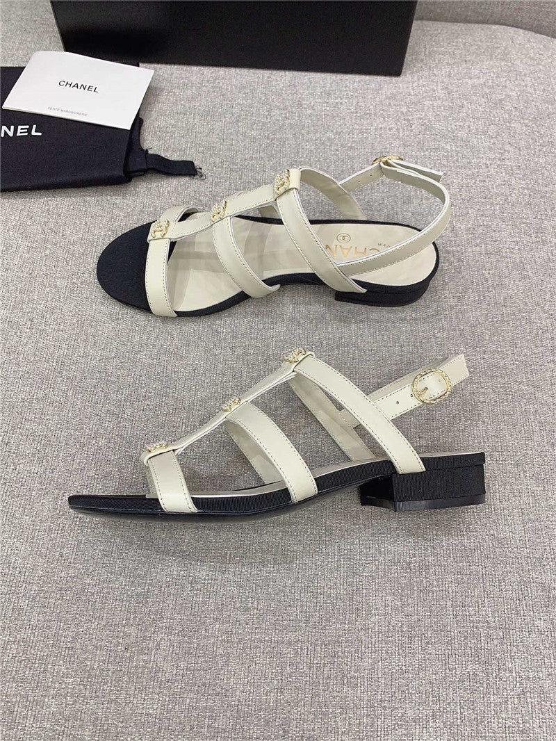 High Quality Luxury Chanel New Flat Sandals – Style 53382 product detail