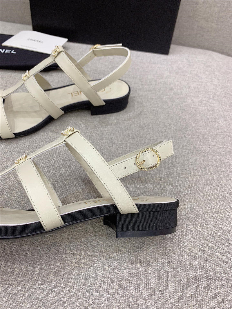 High Quality Luxury Chanel New Flat Sandals – Style 53382 product detail