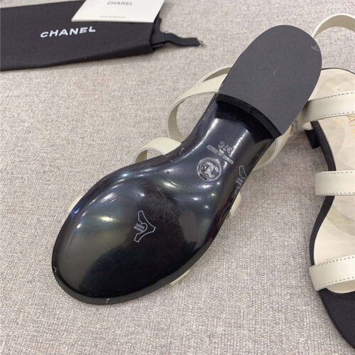 High Quality Luxury Chanel New Flat Sandals – Style 53382 product detail