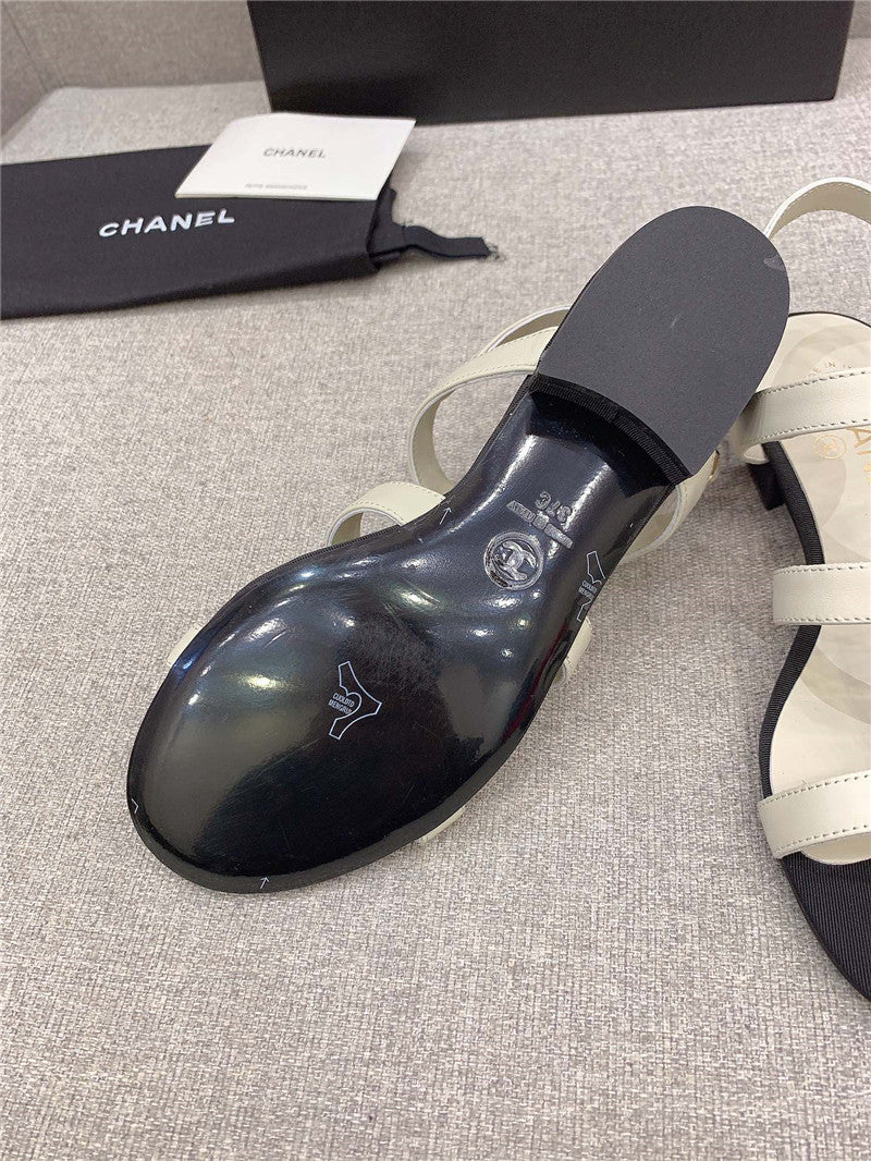 High Quality Luxury Chanel New Flat Sandals – Style 53382 product detail