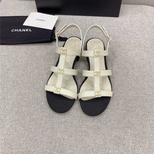 High Quality Luxury Chanel New Flat Sandals – Style 53382 product detail