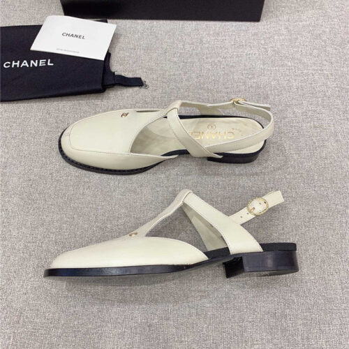 High Quality Luxury Chanel New Mary Jane Back Empty Shoes alternate view