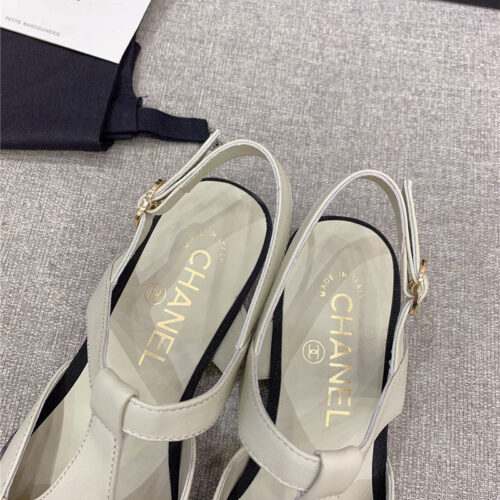 High Quality Luxury Chanel New Mary Jane Back Empty Shoes product detail