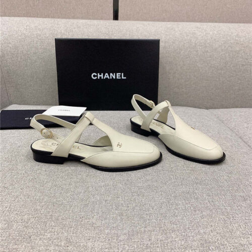 High Quality Luxury Chanel New Mary Jane Back Empty Shoes