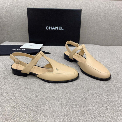 High Quality Luxury Chanel New Mary Jane Back Empty Shoes – Style 91462