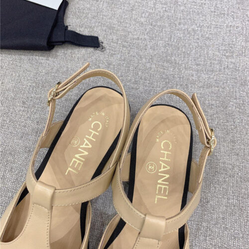 High Quality Luxury Chanel New Mary Jane Back Empty Shoes – Style 91462 product detail