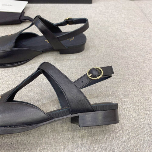 High Quality Luxury Chanel New Mary Jane Back Empty Shoes – Style 53606 product detail