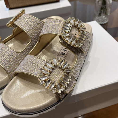 High Quality Luxury Roger Vivier New Rhinestone Buckle Sandals – Style 77716 product detail