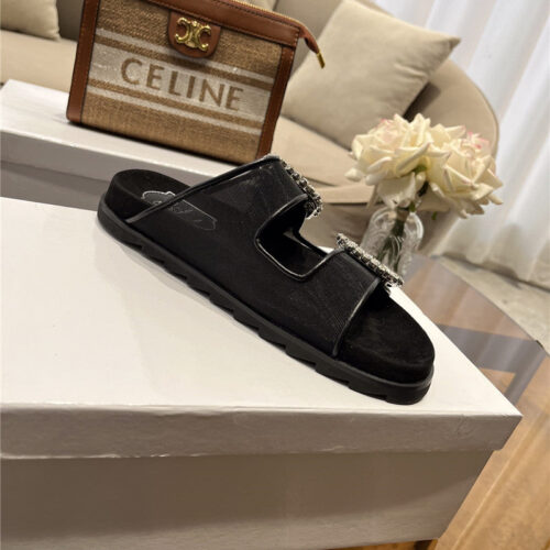 High Quality Luxury Roger Vivier New Rhinestone Buckle Sandals – Style 18964 product detail