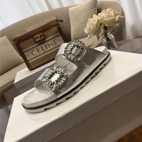 High Quality Luxury Roger Vivier New Rhinestone Buckle Sandals – Style 13876 product detail