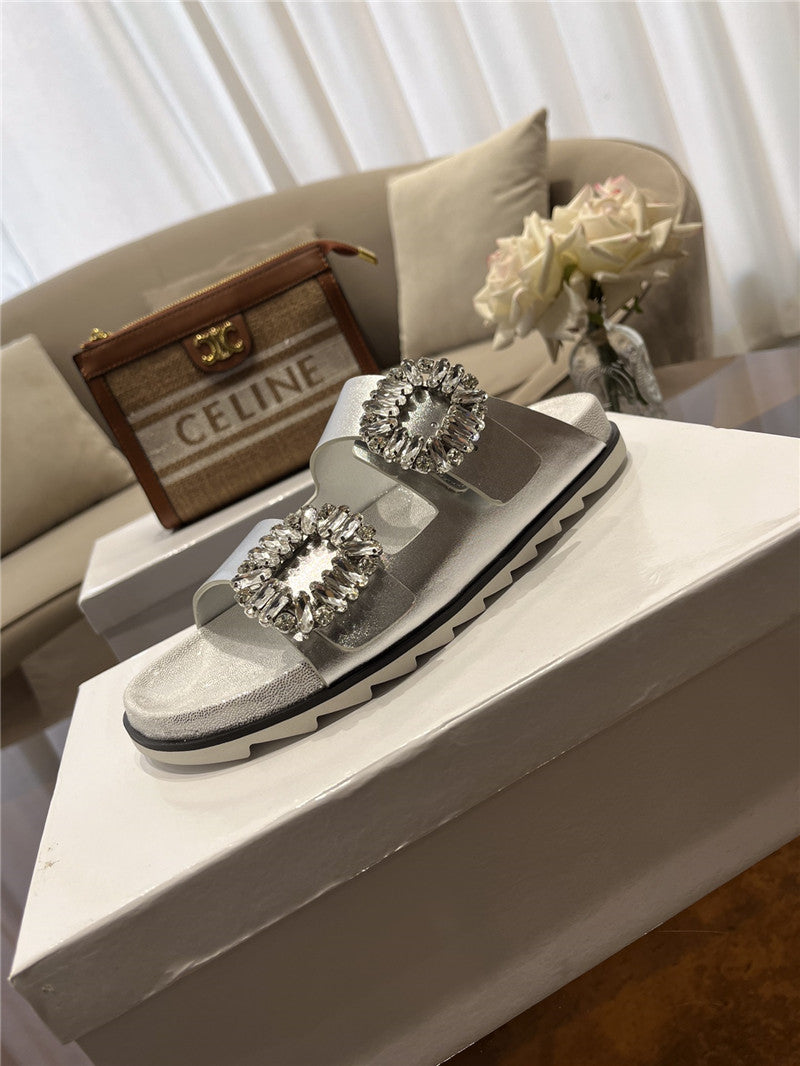 High Quality Luxury Roger Vivier New Rhinestone Buckle Sandals – Style 13876 product detail