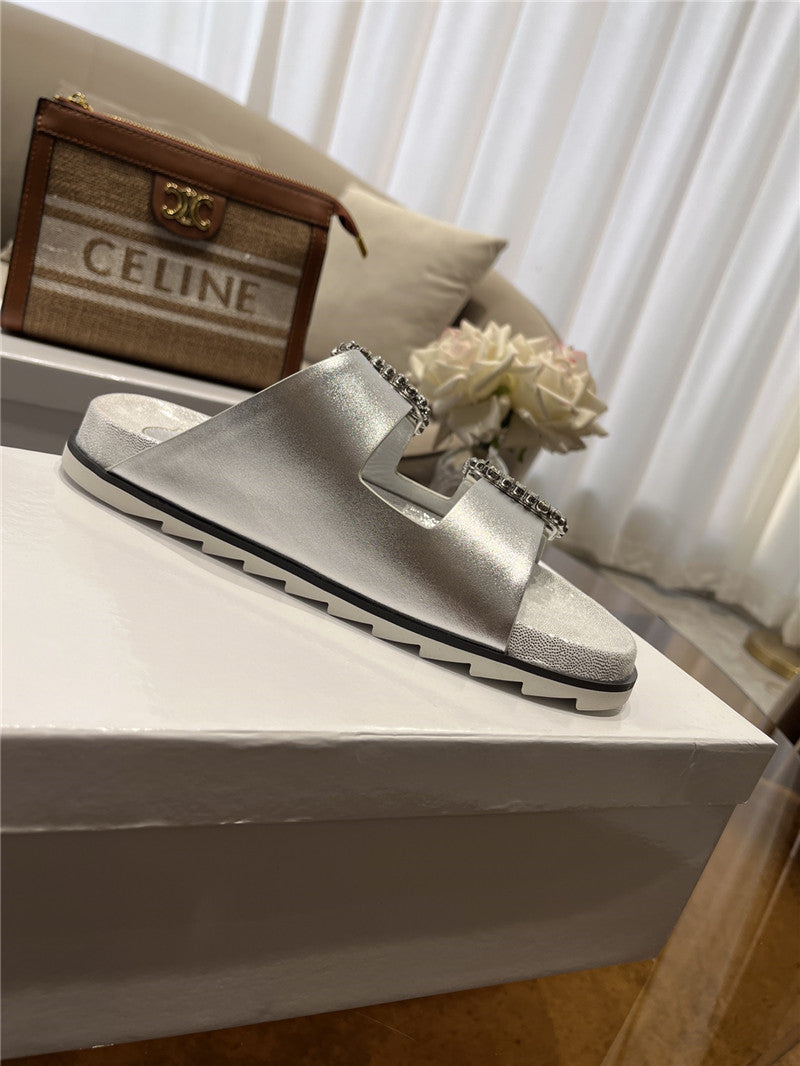 High Quality Luxury Roger Vivier New Rhinestone Buckle Sandals – Style 13876 product detail