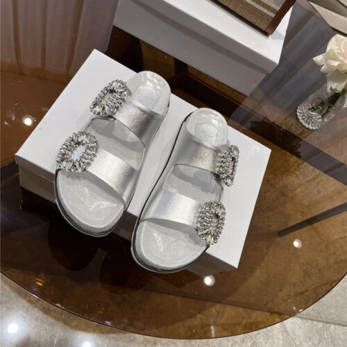 High Quality Luxury Roger Vivier New Rhinestone Buckle Sandals – Style 13876 product detail