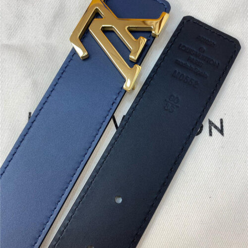 High Quality Luxury Louis Vuitton Mens Counter Quality Belt – Style 38502 product detail