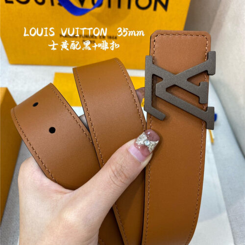 High Quality Luxury Louis Vuitton Mens Counter Quality Belt – Style 05734 product detail