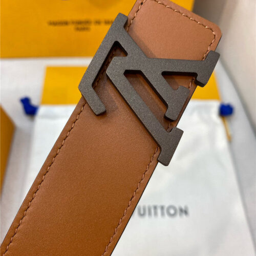 High Quality Luxury Louis Vuitton Mens Counter Quality Belt – Style 05734 product detail