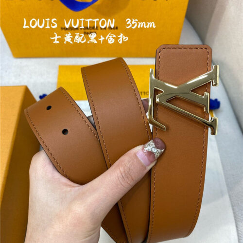High Quality Luxury Louis Vuitton Mens Counter Quality Belt product detail