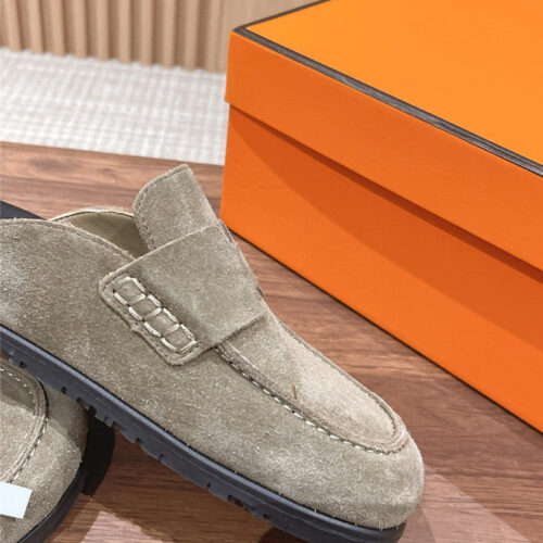 High Quality Luxury Hermes Moe Mueller’s Half -Drooping Shoes product detail
