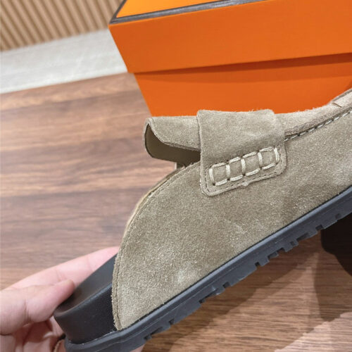 High Quality Luxury Hermes Moe Mueller’s Half -Drooping Shoes product detail