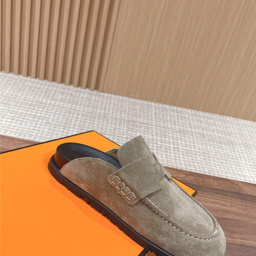 High Quality Luxury Hermes Moe Mueller’s Half -Drooping Shoes product detail