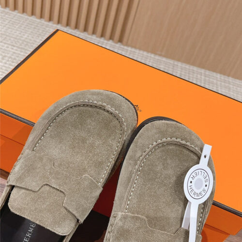 High Quality Luxury Hermes Moe Mueller’s Half -Drooping Shoes product detail