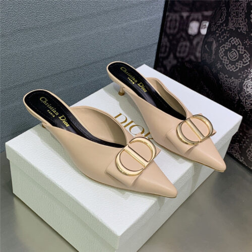 High Quality Luxury Dior Spring And Summer New Jelly-Colored Pointed Mules – Style 54374 alternate view