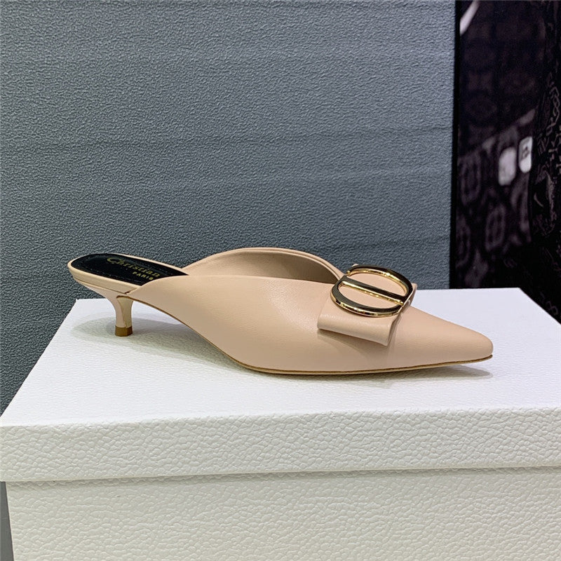 High Quality Luxury Dior Spring And Summer New Jelly-Colored Pointed Mules – Style 54374 product detail