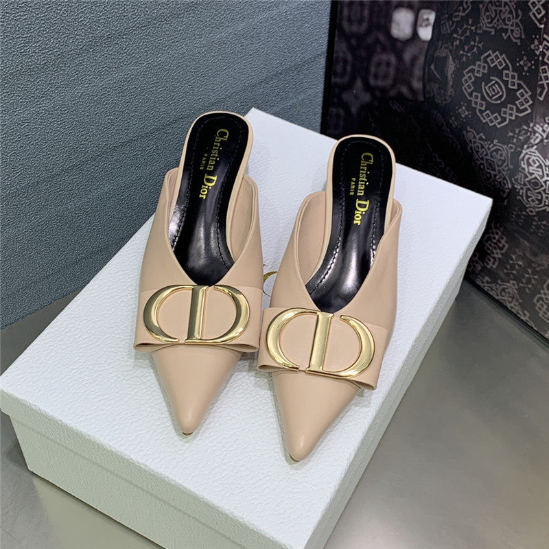 High Quality Luxury Dior Spring And Summer New Jelly-Colored Pointed Mules – Style 54374 product detail
